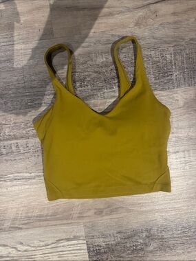 lululemon athletica Olive Green Stretch Sports Bra